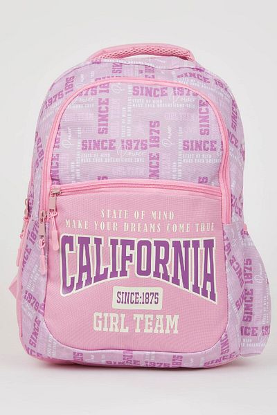DeFacto Girl's Printed School Backpack C5896A8Ns