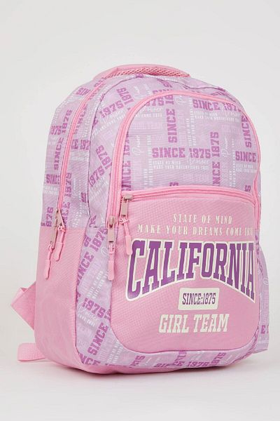 DeFacto Girl's Printed School Backpack C5896A8Ns