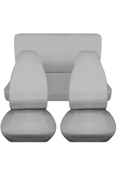 zifona Servis Kılıfı Pratik Kılıf Oto Kılıf Ön Arka Set Gri Uyumlu