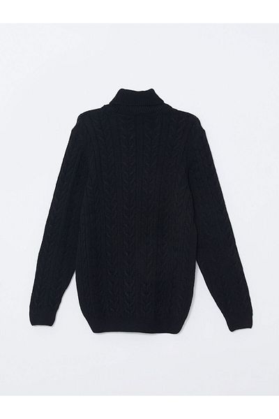LC Waikiki Men's Knitwear Sweater - Turtleneck, Long Sleeve