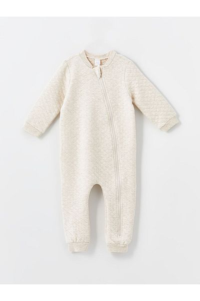 LC Waikiki Crew Neck Long Sleeve Jumpsuit for Baby Boy