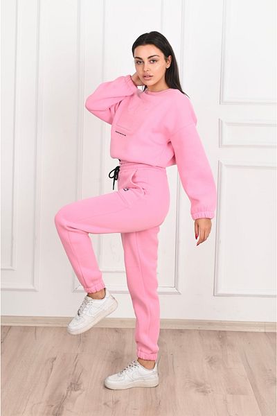 Koza Butik Γυναικεία αθλητική φόρμα με στάμπα με γράμματα 3 νήματα - 3500-23