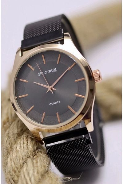 Spectrum Stylish Appearance Magnet Cord Men's Wristwatch Mat-135