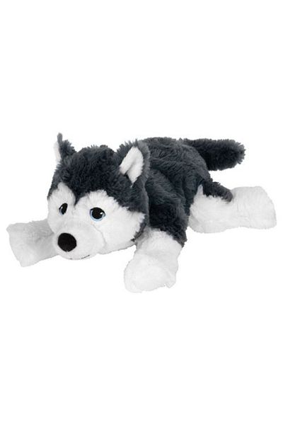 IKEA Livlig Plush Dog Soft Toy Grey-white 26 Cm