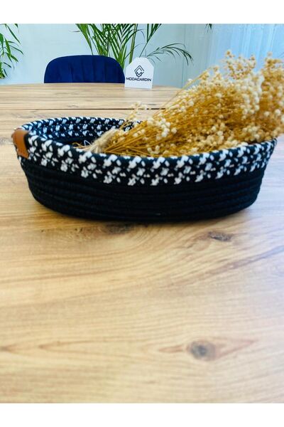 JÜTEX HOME Coș de pâine din răchită și iută 30x20x10 - Depozitare și organizare