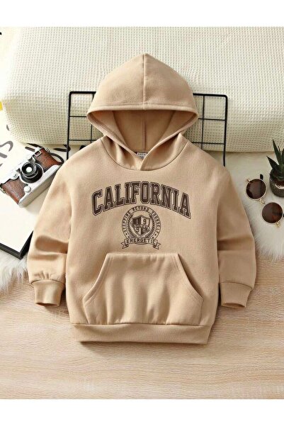 NoVibe 1998 Energetic Printed - Kids Unisex Cotton Oversize Hooded Sweatshirt