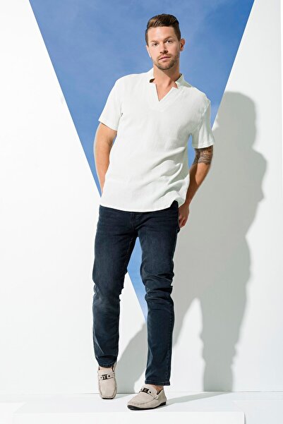 For You Man Πράσινο πουκάμισο με βιολογικό γιακά με αστέρι