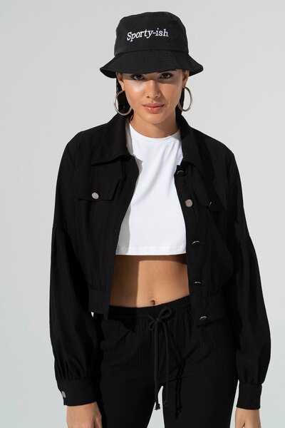 For You Accessories قبعة سفاري مطرزة (رياضية).