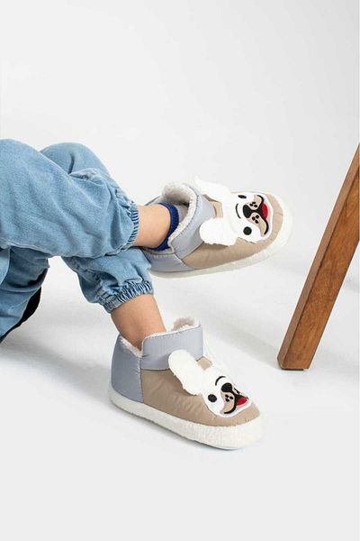 NOVİNS Baby Kids Shoes - Figured Home, Boots and Shoes Nursery School Shoes