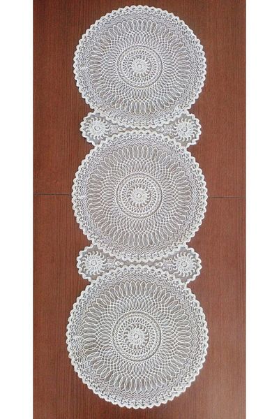 DİLEX Κάλυμμα τραπεζιού Runner American Service 37x115 cm Γκρι