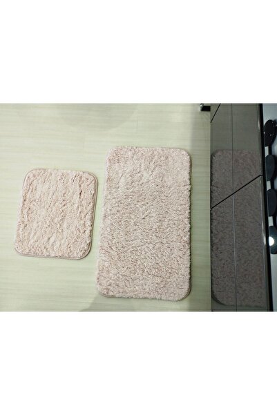 DİLEX سجادة حمام مكونة من قطعتين من الأغنام