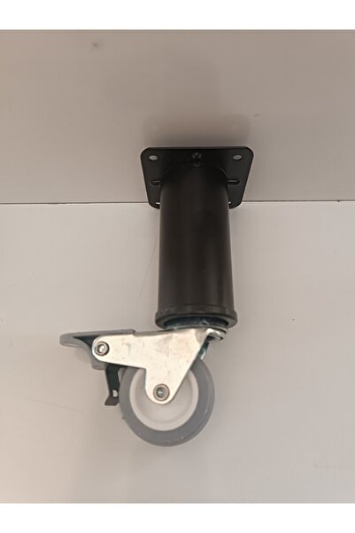 fds Metal matsiyah Mobilya Koltuk Sehpa Ayağı Tekerlekli (FRENLİ) 360derece D...