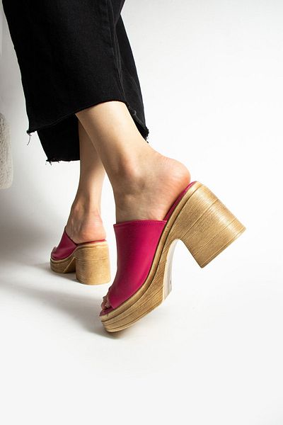Moda Devrin Fujia Platform Women's Heeled Slippers