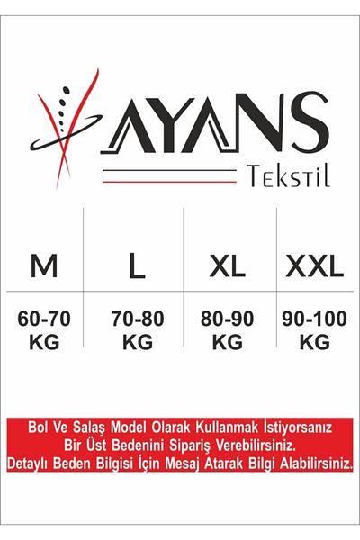 Ayans Pijama Σετ πιτζάμες με δύο κλωστές (χοντρό) μακρυμάνικο