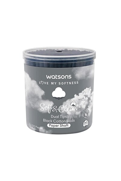 Watsons Kulak Çubuğu Siyah 200 Adet