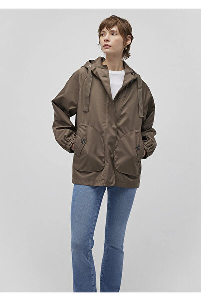 Mavi Kadın Kahve M1110014-82046 Kapüşonlu Trençkot