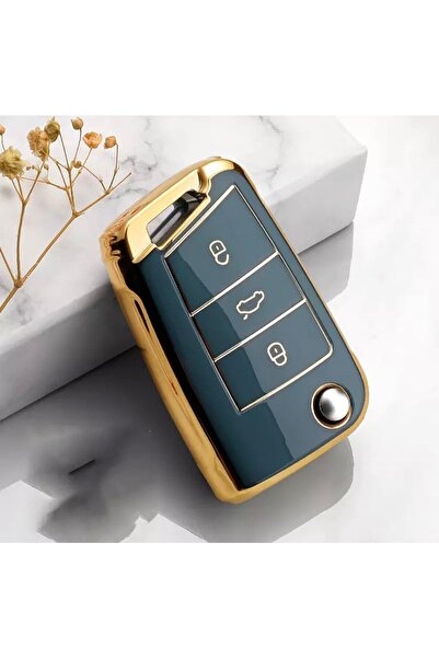 emii auto spare parts غطاء مفتاح التبديل باللون الأخضر الداكن - موديل فولكس ف...