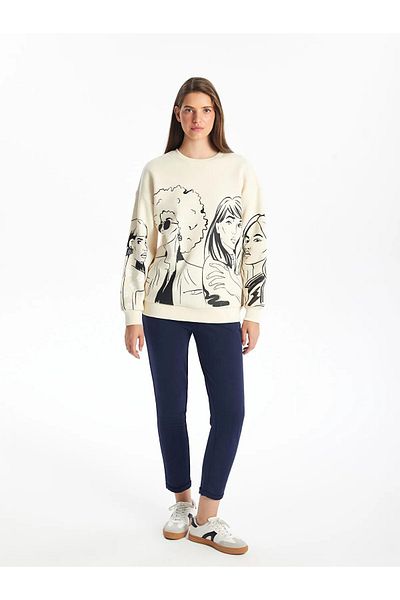 LC Waikiki Γυναικεία αθλητική φόρμα Navy Blue LCW Vision - Ελαστική μέση, ίσια εφαρμογήw1