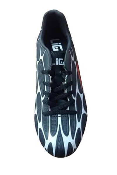 LIG Мъжки футболни обувки Gediz Black Cleats Turf с изкуствена трева
