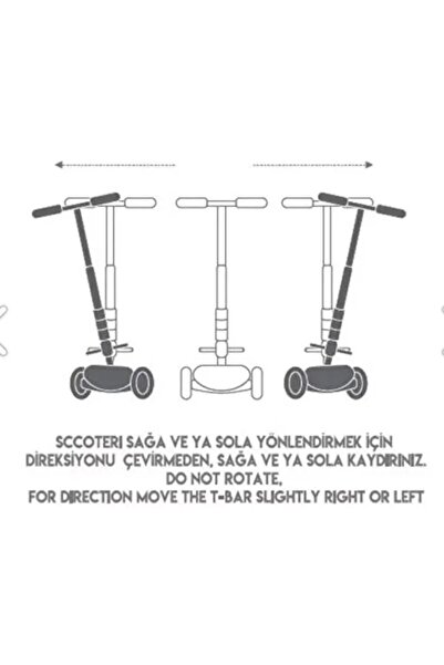 Furkan Toys Cool Wheels 3 Yaş Ve Üzeri Sarı Twist Scooter