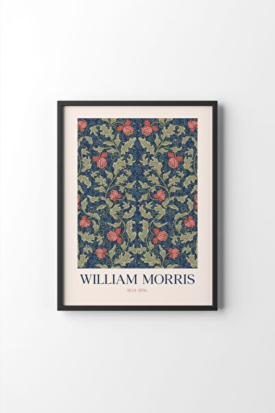 epiqart William Morris - Siyah Çerçeve