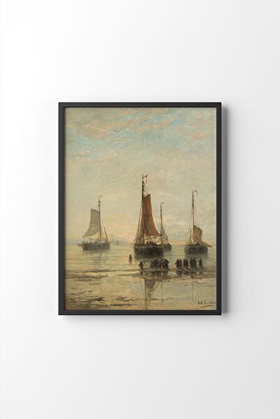 epiqart Boats - Black Frame