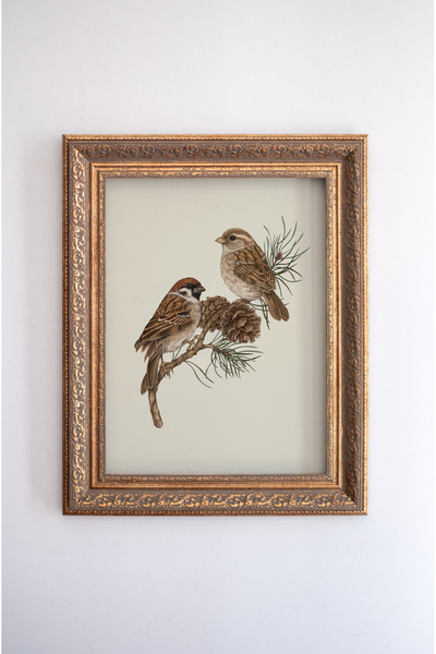 artflow Serçeler - Çerçeve