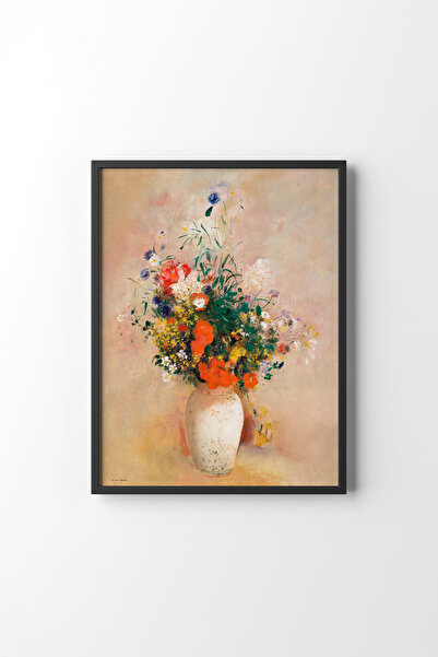 epiqart مزهرية زهور - إطار أسود