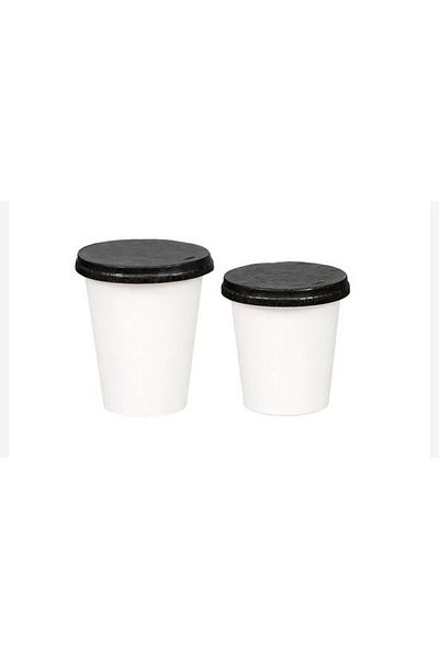 Kraft Black Cardboard 8-9-12 oz Hot Drink Cover -50 Pieces