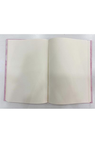 4nio White Marble String - Unlined Notebook with Thick Cover