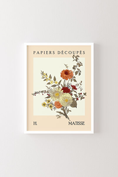 epiqart Flori - Cadru alb