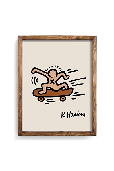 epiqart K.haring - Рамка с дървесен мотив