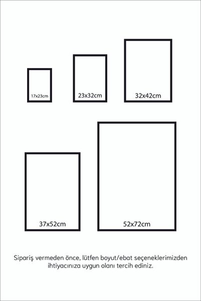 epiqart Çiçekler - Beyaz Çerçeve
