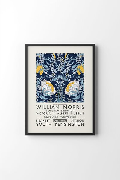 epiqart William Morris - Black Frame