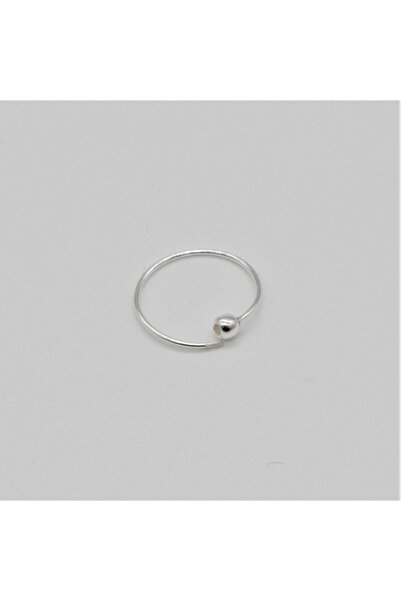 MAZEN Gri Toplu Halka | 925 Ayar Gümüş Tekli Hızma | Minimalist Burun Piercin...