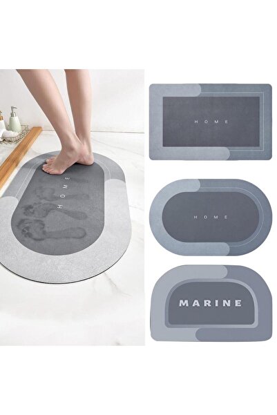 ART Magic Water Absorbent Αντιολισθητικό Χαλάκι Μπάνιου Πατάκι Μπάνιου Μπλε