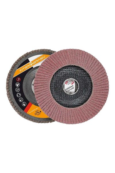 İnter Interflex 115*22,23 Flap Disc Zimpara - 40 Grit (10 Pieces)