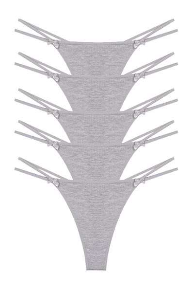 riways secret Cotton String Thong 5 Pack