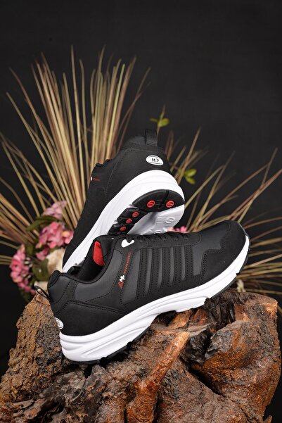 M.P. Erkek Kışlık Su Geçirmez Kaydırmaz Eva Taban Hafif Ortopedi Siyah Tarz Spor Ayakkabı