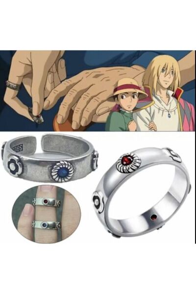 facnspt Favoriconsept - Anime Howl's Moving Castle Ring Hayao Miyazaki Ring