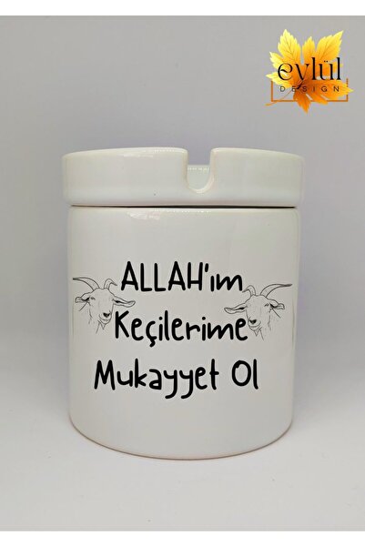 Eylül Design Allahım Keçilerime Mukayyet Ol Eğlenceli Özel Tasarım Baskılı Se...