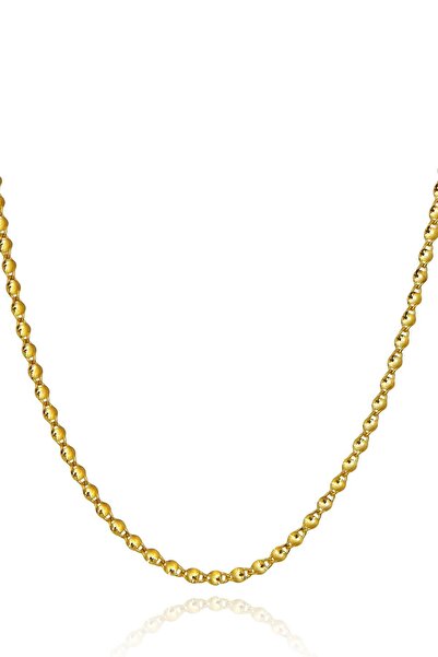 Altınkesesi 14 Ayar Altın Parlak Burgu Zincir Kolye