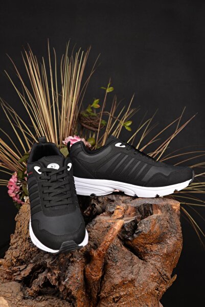 M.P. Erkek Kışlık Su Geçirmez Kaydırmaz Eva Taban Hafif Ortopedi Siyah Tarz Spor Ayakkabı