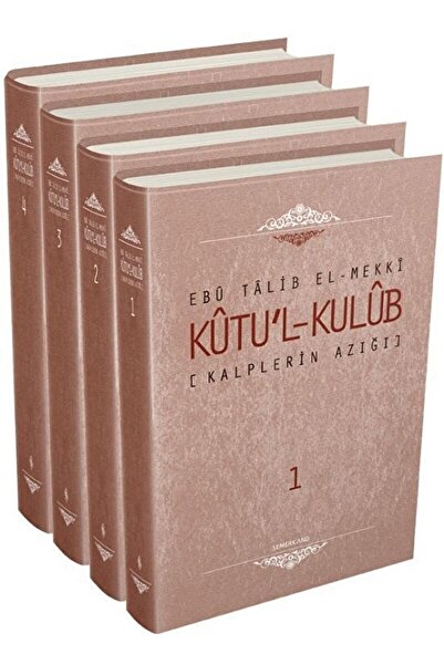 Genel Markalar Kalplerin Azığı 4 Cilt Kutul Kulub Ebu Talib El-mekki