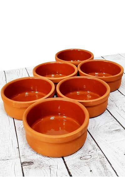 KASE Çömlek 6-Piece Clay Casserole Set Rice Pudding Si