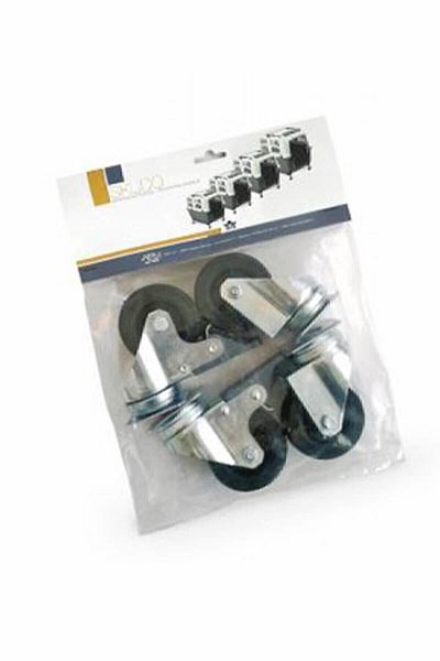 Record Skudo 4-5-6-7-8 Wheel Set for Dog Carrier Cage8022967036313