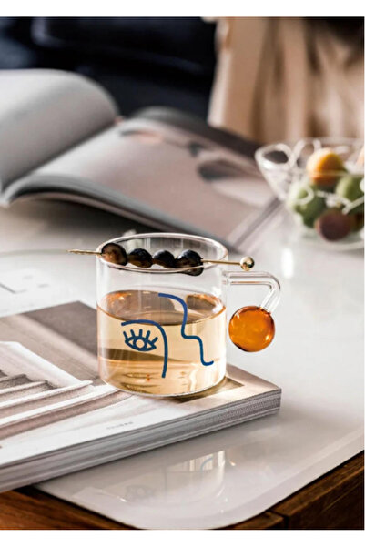 CEPHOME Eye Design Cup with Handle for Coffee and Tea