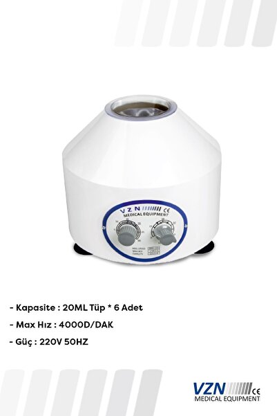 VZN Santrifüj Cihazı 6 Tüplü - Prp Santrifüj Cihazı