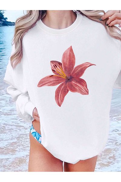 Vordevia Special Design - Φούτερ με στάμπα λουλουδιών