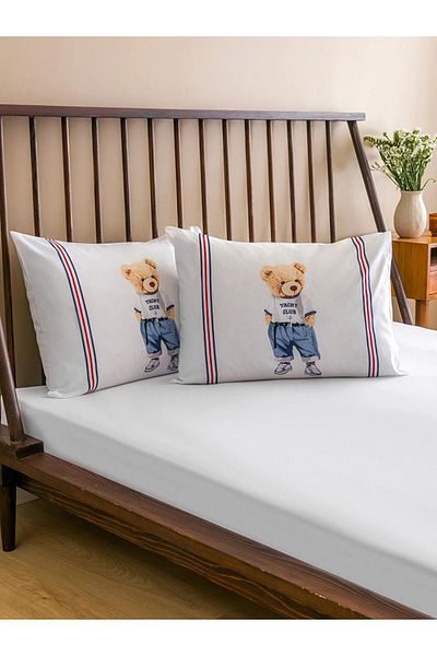 LC Waikiki LCW HOME Teddy Printed Μαξιλαροθήκες 2 τεμαχίων - 50x70 εκ